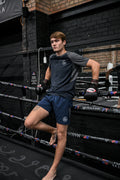 G LOC DualTone Navy Blue/Grey Performance Shorts