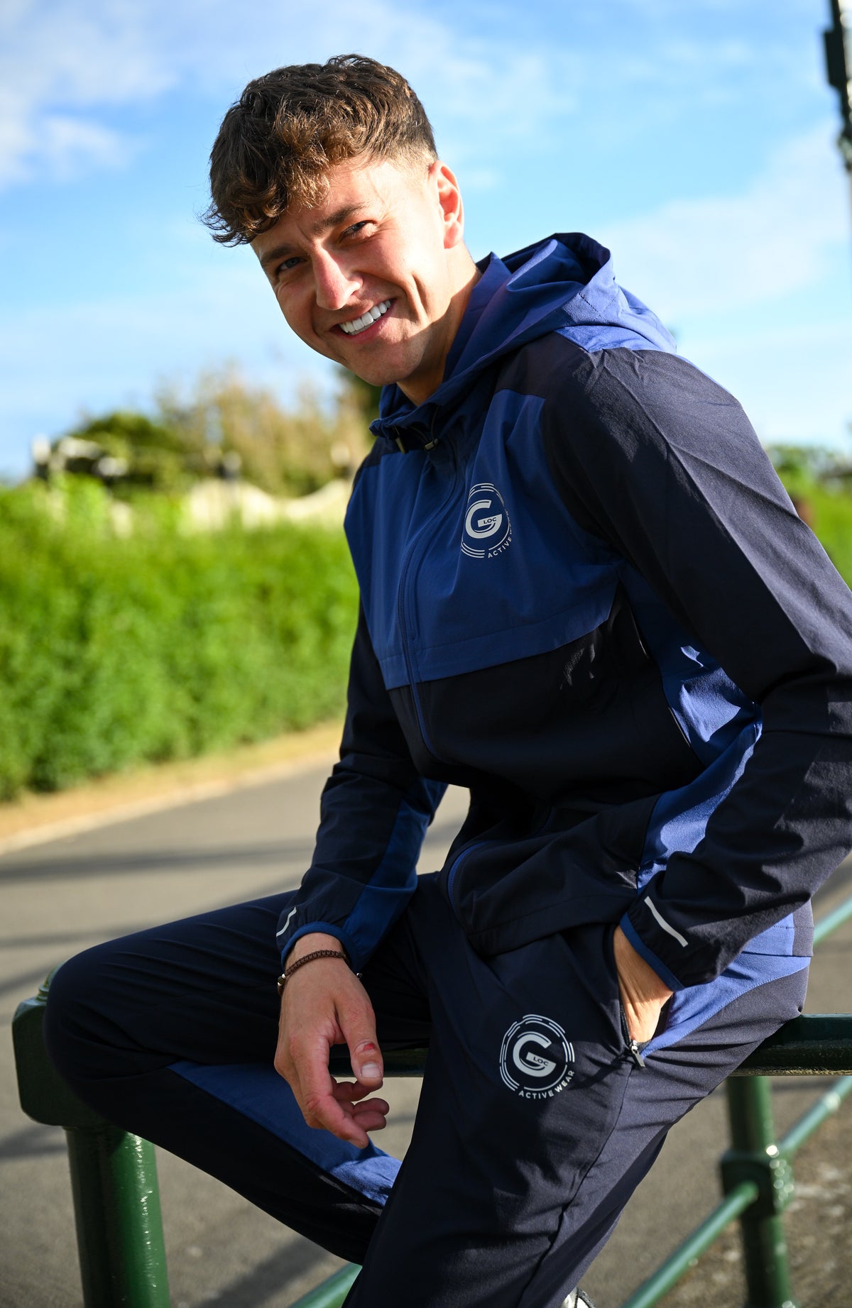 G LOC Velocity Blue/Navy Blue Tracksuit