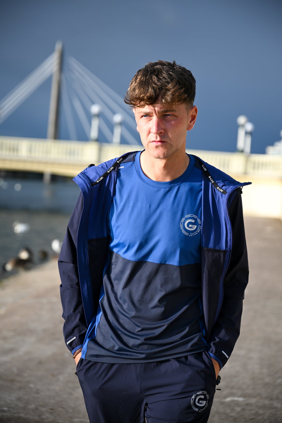 G LOC Velocity Blue/Navy Blue Tracksuit