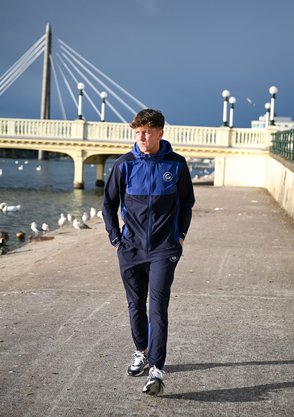 G LOC Velocity Blue/Navy Blue Tracksuit