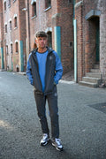 G LOC Velocity Dark Gray/Baby Blue Tracksuit
