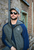 G LOC Velocity Gray/Navy Blue Tracksuit