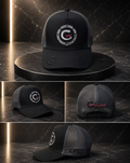 G LOC Premium Activewear Cap – Grey, Black & Red Edition
